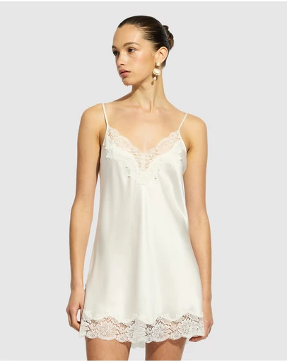 GINIA - Silk Lace Chemise
