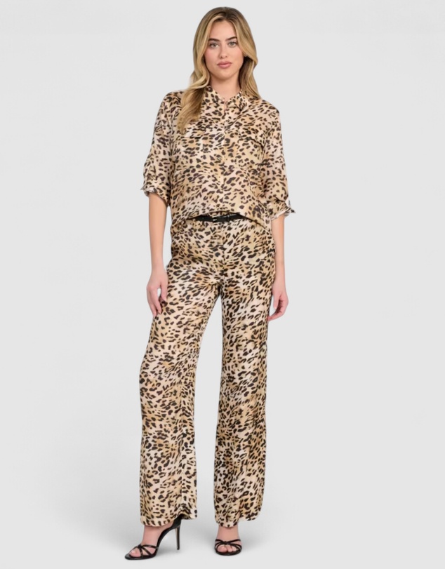 GUESS - Enora Printed Straight Pants