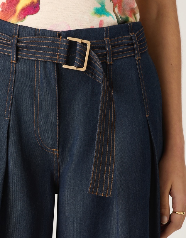 MOS The Label - Cleo Denim Wide Leg Pant