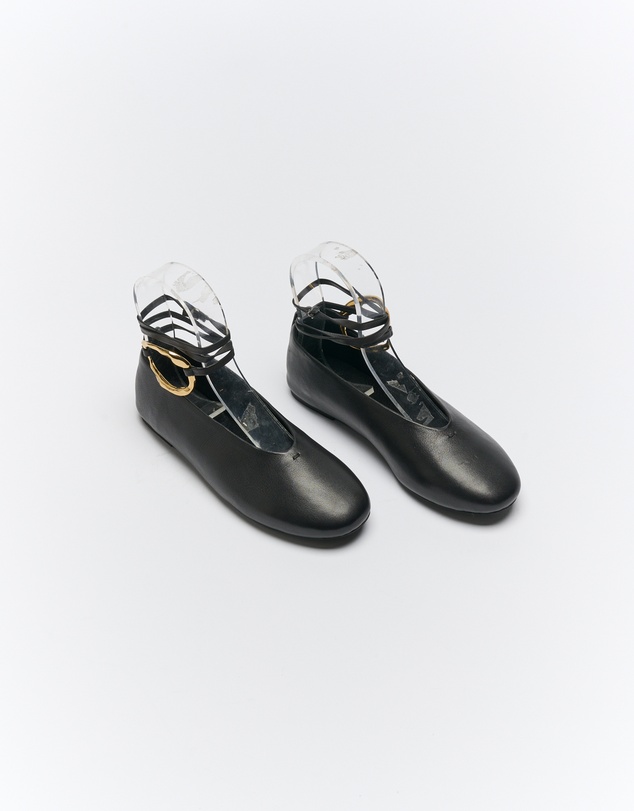 Goldie The Label - Zinnia Leather Ballet