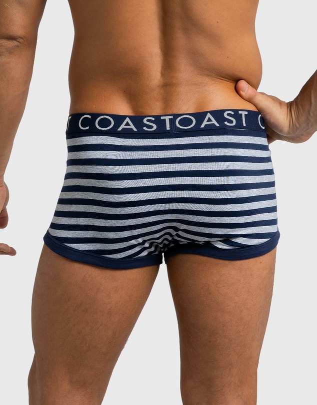 Coast Clothing - 3 Pack Stripe Boxer Briefs