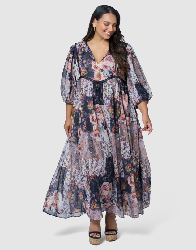 The Poetic Gypsy - Mystic Rhythms Maxi Dress