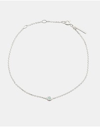 Kirstin Ash - Petite Birthstone Bracelet March Aquamarine