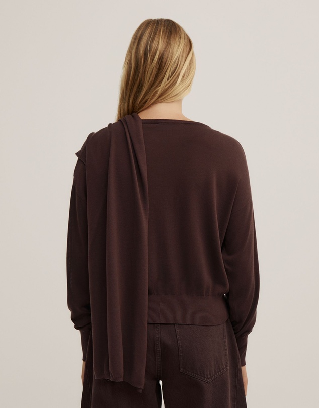 Witchery - Crew Neck Scarf Knit