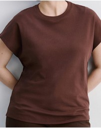 M.N.G - Short-Sleeved Cotton T-Shirt