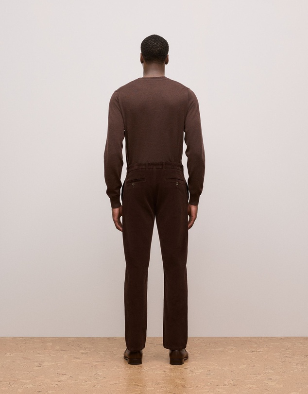 Trenery - Regular Fit Cord Classic Pant in Coffee Bean