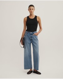 Witchery - Wide Leg Crop Jeans