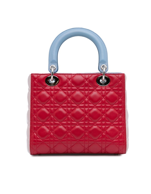 Pre-Loved by Azura Reborn - Pre-Loved dior Elegant Quilted Handbag with Top Handle and Detachable Strap