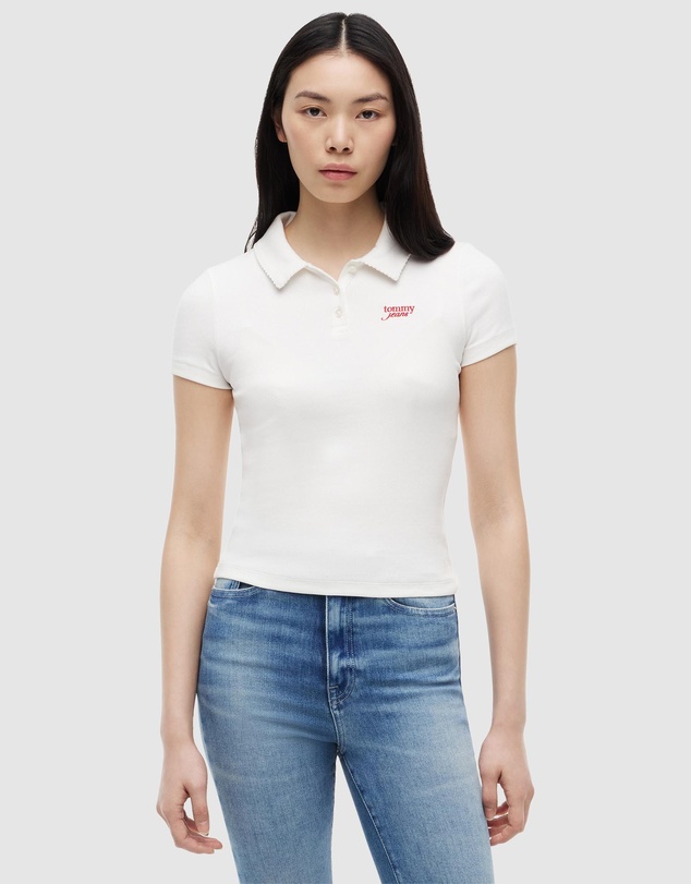 Tommy Jeans - Slim Rib Script Polo