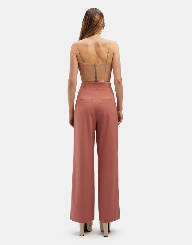 Bardot - Femme Crepe Corset Top