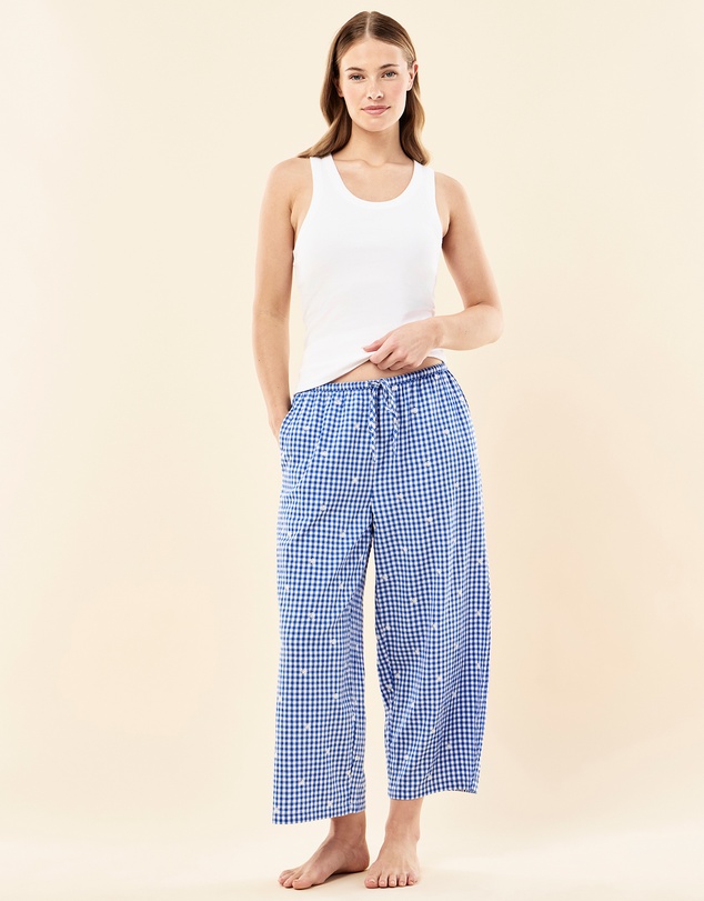 Papinelle - Daisy Gingham Crop Pant
