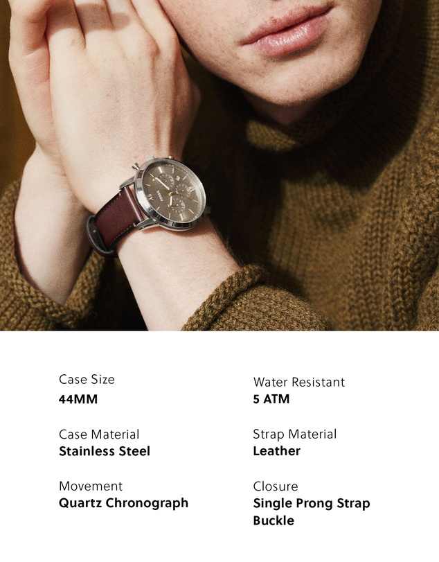 Fossil - Neutra Brown Chronograph Watch