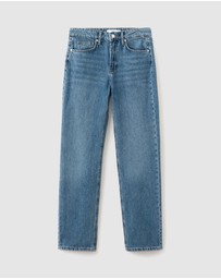 M.N.G - Matilda Medium-Rise Straight-Fit Jeans