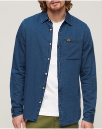 Superdry - Organic Cotton Long Sleeve Denim Shirt