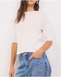 Calli - Hailey Soft Knit Tee