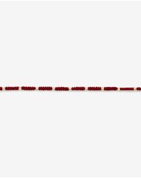 Michael Hill - Burgundy Cord Bead Bracelet in 10kt Yellow Gold