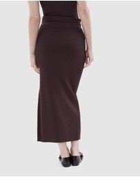 UNISON - Knitted Rib Skirt