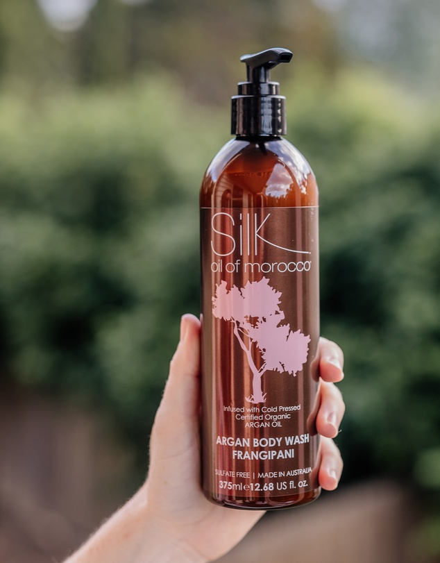 Silk Oil of Morocco - Argan Hand and Body Wash - Frangipani