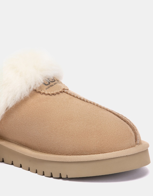 EVERAU - Australian Shepherd Ugg Marden Double Faced Sheepskin Upper House Shoes