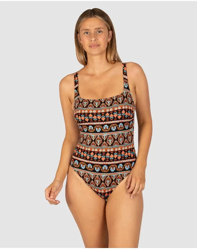 Baku Swimwear - Morocco Square Neck One Piece Swimsuit