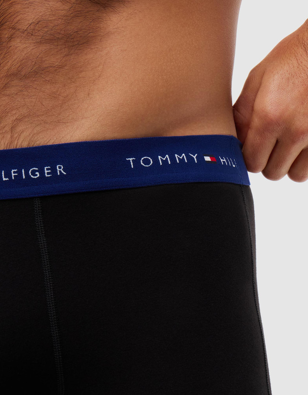 Tommy Hilfiger - 3-Pack Signature Logo Contrast Waistband Trunks