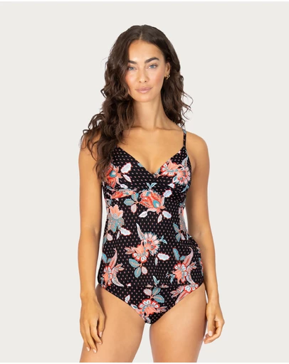Baku Swimwear - Spice Temple Multi Fit Wrap Singlet Top
