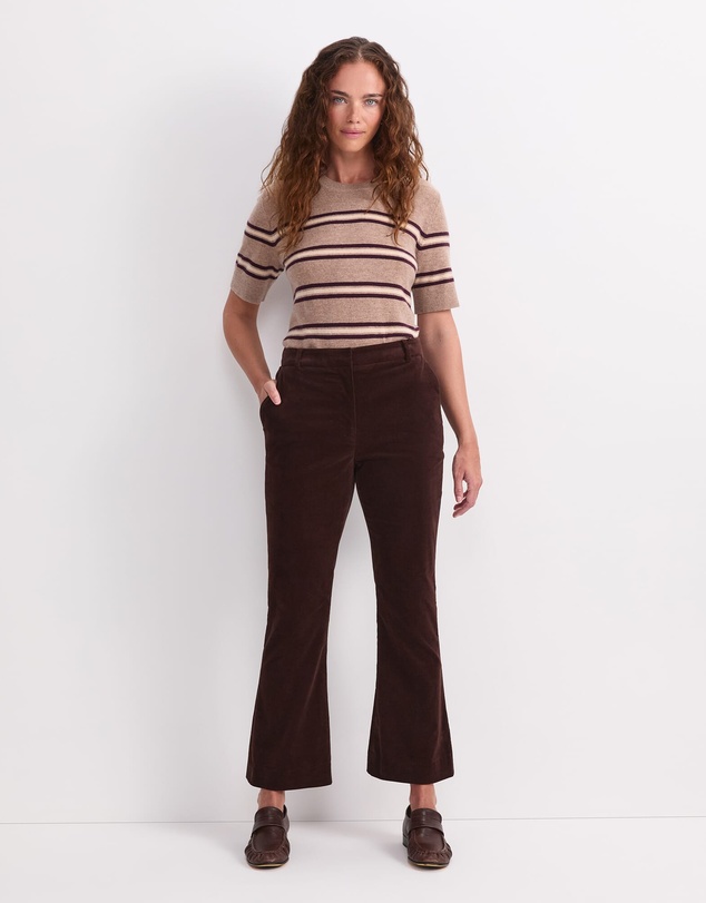 Sportscraft - Thea Kick Flare Velvet Pant