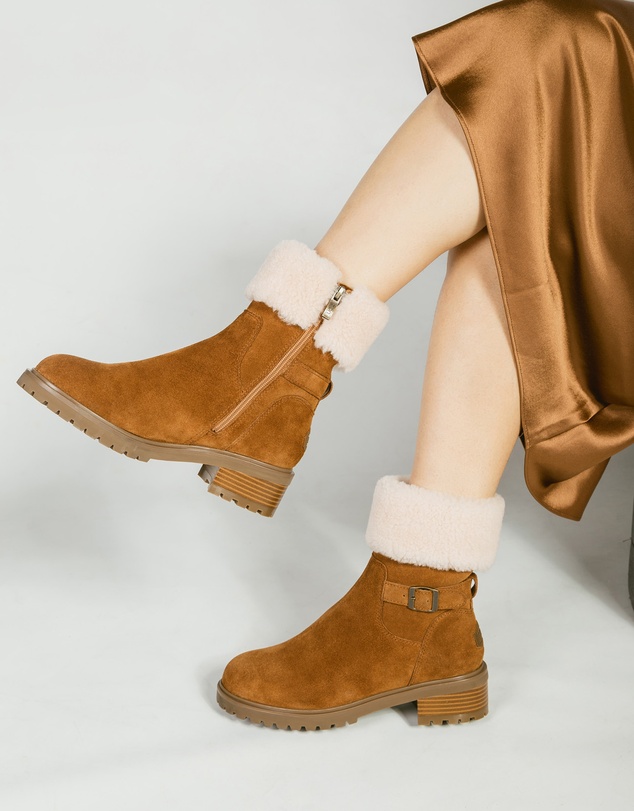 Ozwear Connection Uggs - Ugg Violet Ankle Zip Boots