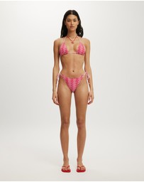 Cotton On Body - Palm Springs Crochet Micro Triangle Bikini Top
