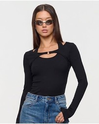 Abrand - Pixie Halter Longsleeve Top