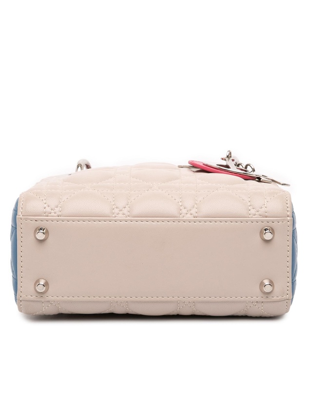 Pre-Loved by Azura Reborn - Pre-Loved Mini Tricolor Lambskin Cannage Lady Dior