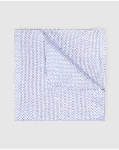 Politix - Silk Textured Two-tone Pocket Square
