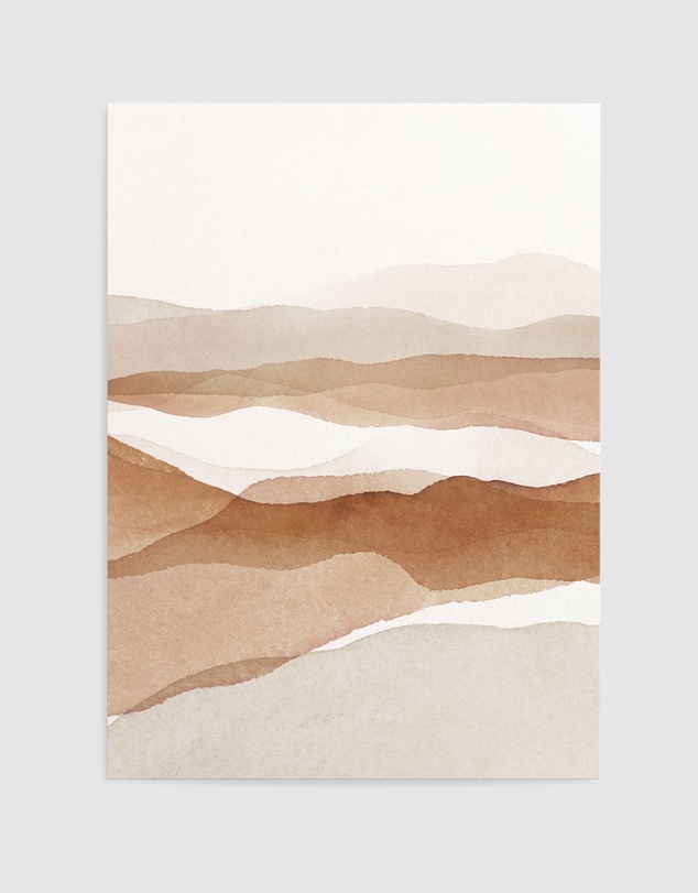 Olive et Oriel - Earthen II Art Print