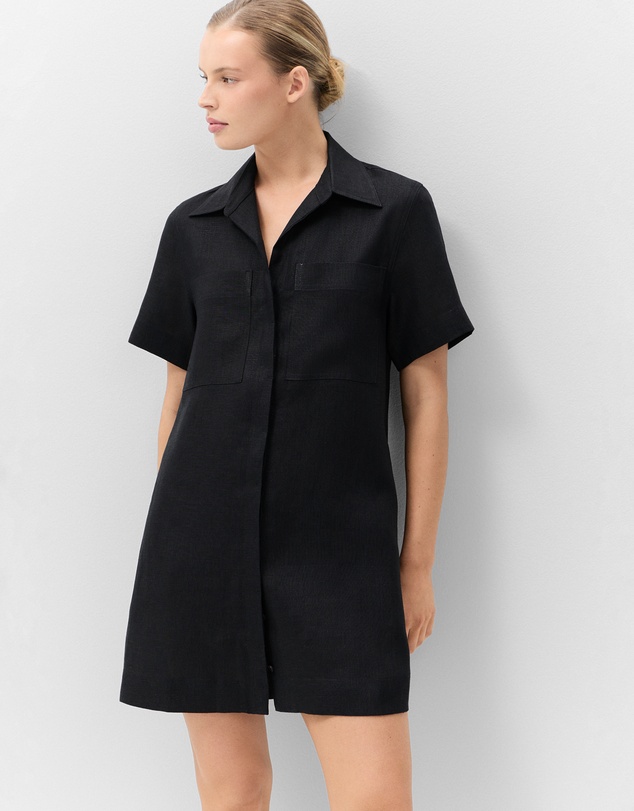 UNISON - Collared Linen Dress