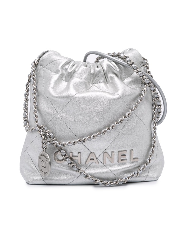 Pre-Loved by Azura Reborn - Pre-Loved Mini Metallic Calfskin 22 Satchel