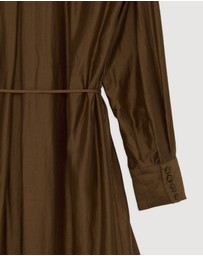 Revibe - Repaired Minima Esenciales Paloma Maxi Shirt Dress - AU 8