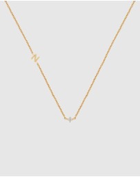 YCL  - Petite Initial Necklace N