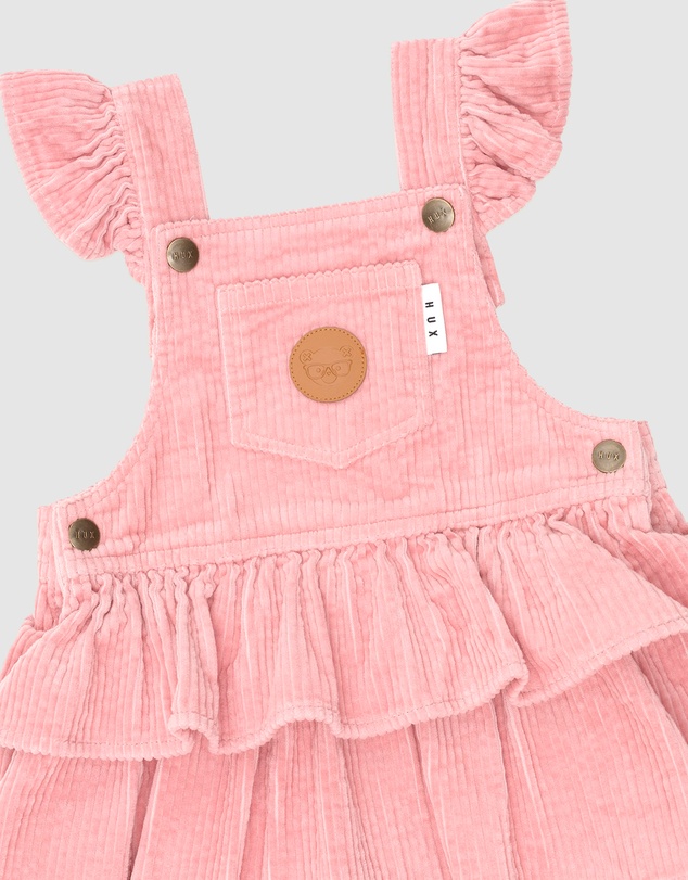 Huxbaby - Classic Tiered Cord Pinafore - Babies-Kids