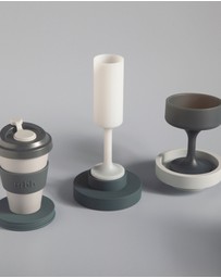 porter green - mecc | silicone unbreakable cocktail glasses