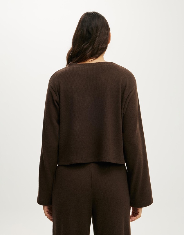 Cotton On Body - Super Soft Waffle Henley Top