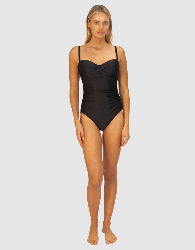 Baku Swimwear - Rococco D/DD Bandeau One piece Swimsuit