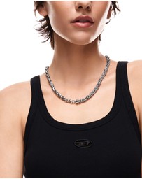 Diesel - Diesel Font Silver Necklace
