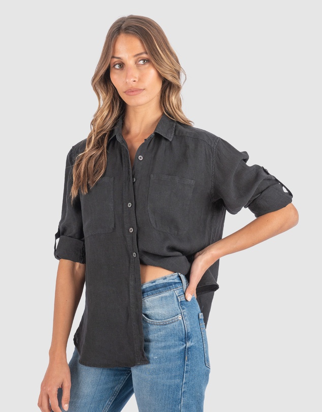CAMIXA - Luna Oversize Linen Shirt