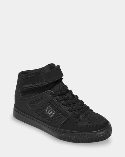 DC Shoes - Kid's Pure High-Top EV High-Top Leather Shoes