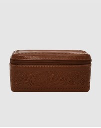 Fossil - Gift Brown Passport Case