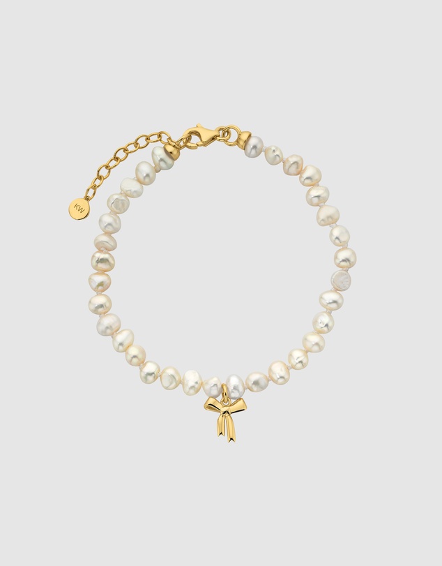 Karen Walker - Petite Bow with Pearls Bracelet