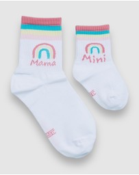 High Heel Jungle - Mother's Day Socks - Mama and Mini - 2 Pack