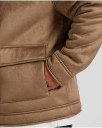 Johnny Bigg - Val Sherpa Suede Jacket