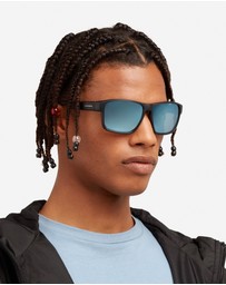 Hawkers Co - HAWKERS - Black Blue Chrome FASTER Sunglasses for Men and Women UV400
