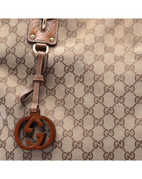 Pre-Loved by Azura Reborn - Pre-Loved Large GG Canvas GG Charm Tote